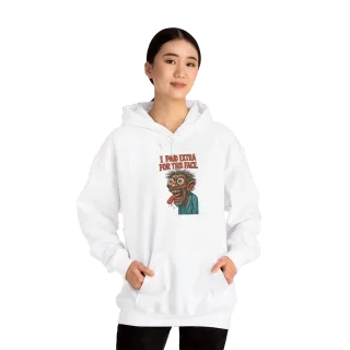 Hoodie 024 Person 1 White